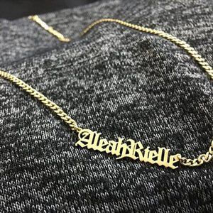 Personalized Letter Gold Custom Necklaces N005